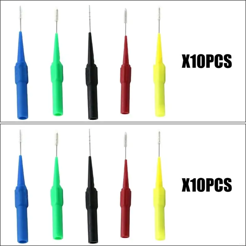 

Pack Of 10 Automotive Repair Test Probes Precise 0.7mm/1mm Diameter For Accurate Electrical Testing And Troubleshooting
