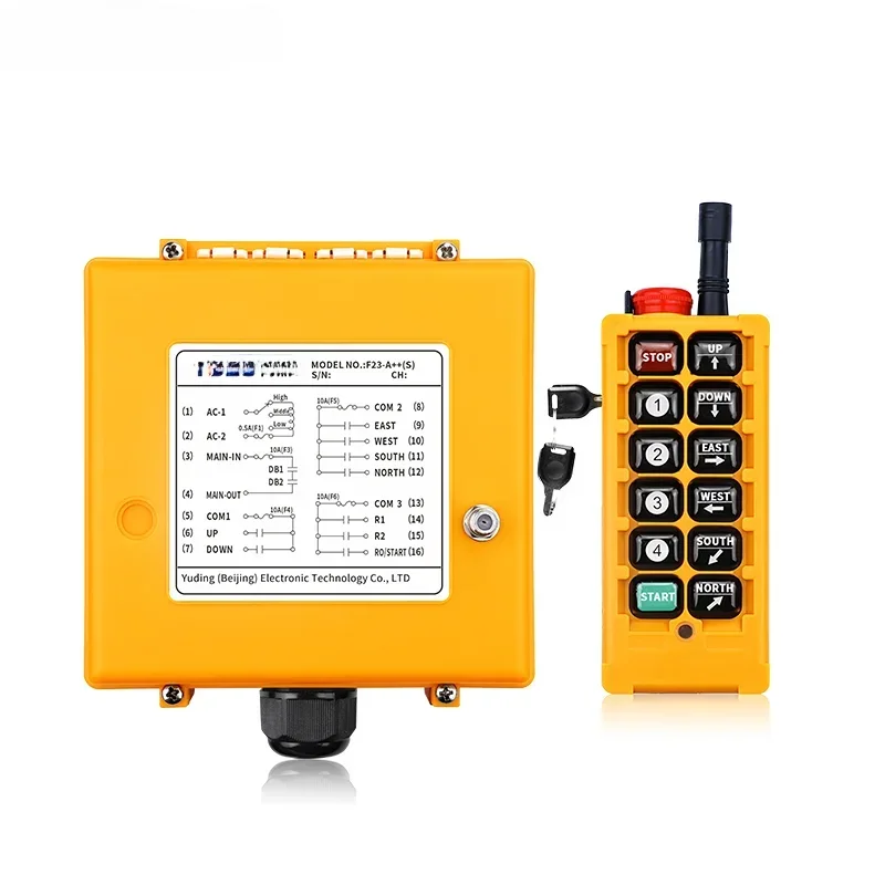 F23-A ++ رافعة مقبض الرفع ونش شاحنة علوية رافعة شوكية راديو لاسلكي ذكي جهاز تحكم عن بعد صناعي