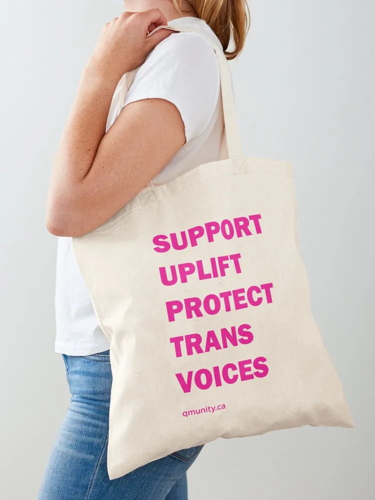 

Support Trans Voices Tote Bag Gift bags custom bags Custom bag female bag