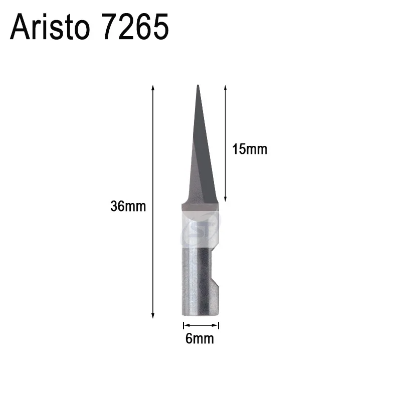

ARISTO 7265 Single Edged Round 6mm Oscillating Blades for Cnc Knife Cutting Machine