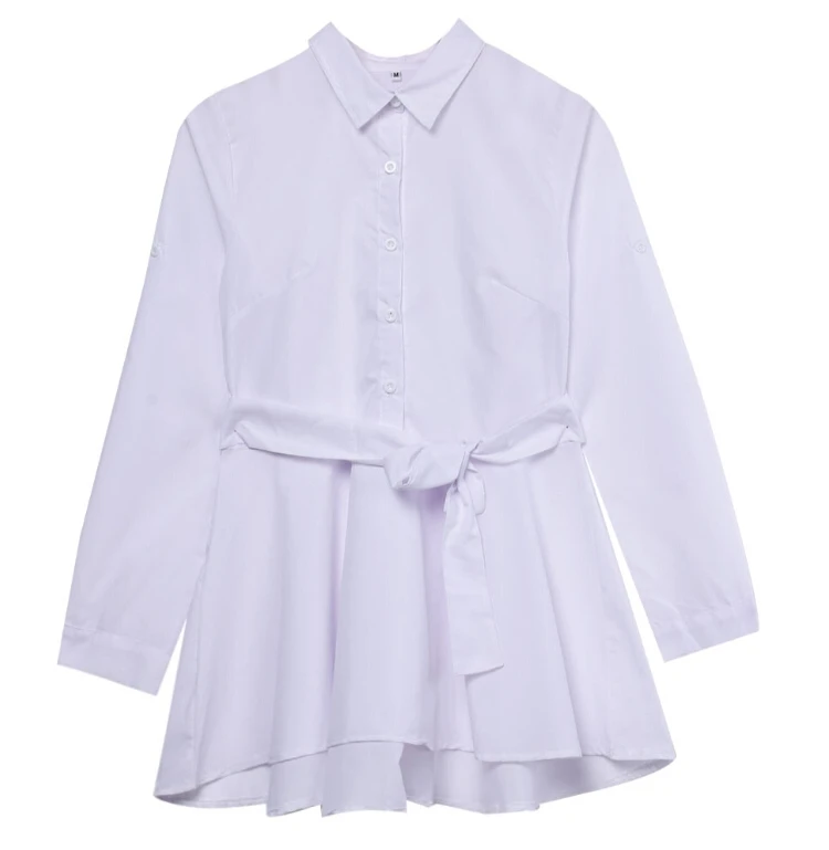 

Женский V-образный вырез с галстуком-бабочкой и рюшами на талии, облегающий длинный све, однотонный, для поездок на работу, полиэфирная ткань irt