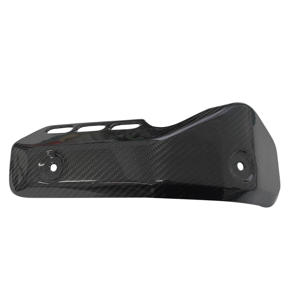Carbon Fiber Motorcycle Exhausts Pipes Protection Cover for YAMAHA MT-07 MT07 2025-2026 view 4