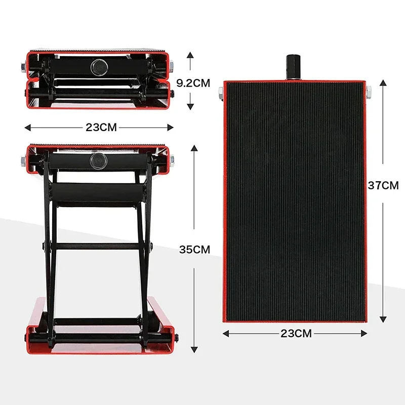 KL-MR620 flat bottom motorcycle maintenance lift platform frame lift repair large displacement Jack special maintenance