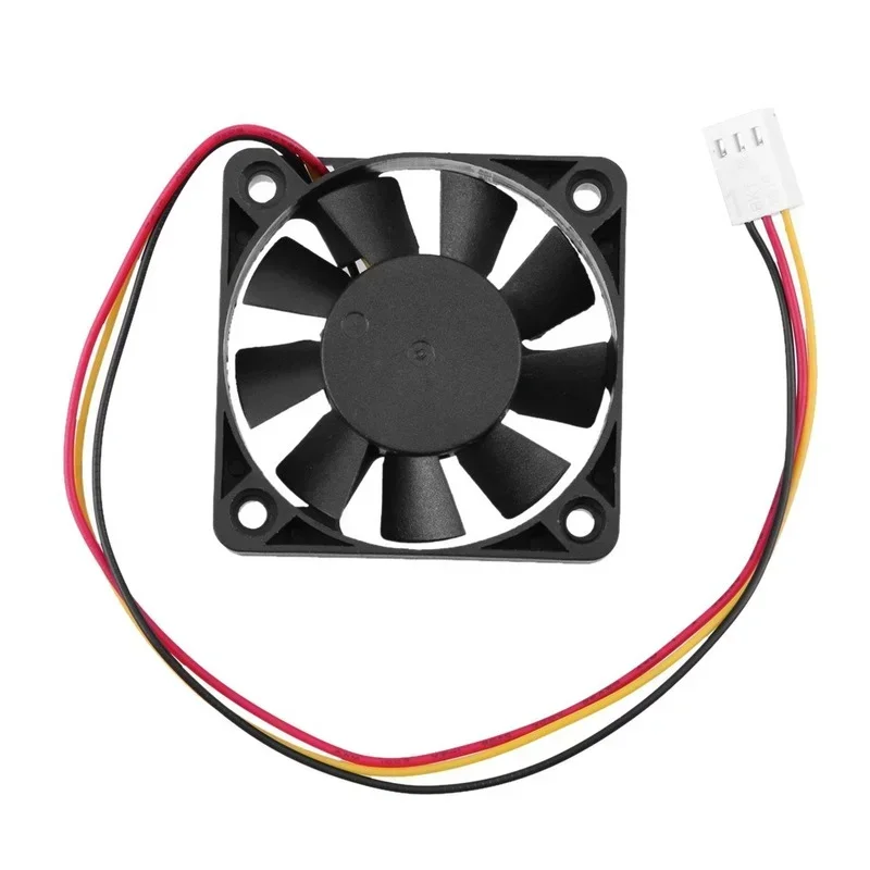 Ventilateur de refroidissement pour boîtier d'ordinateur, refroidisseur de processeur, 3 broches, 5cm, 12V DC