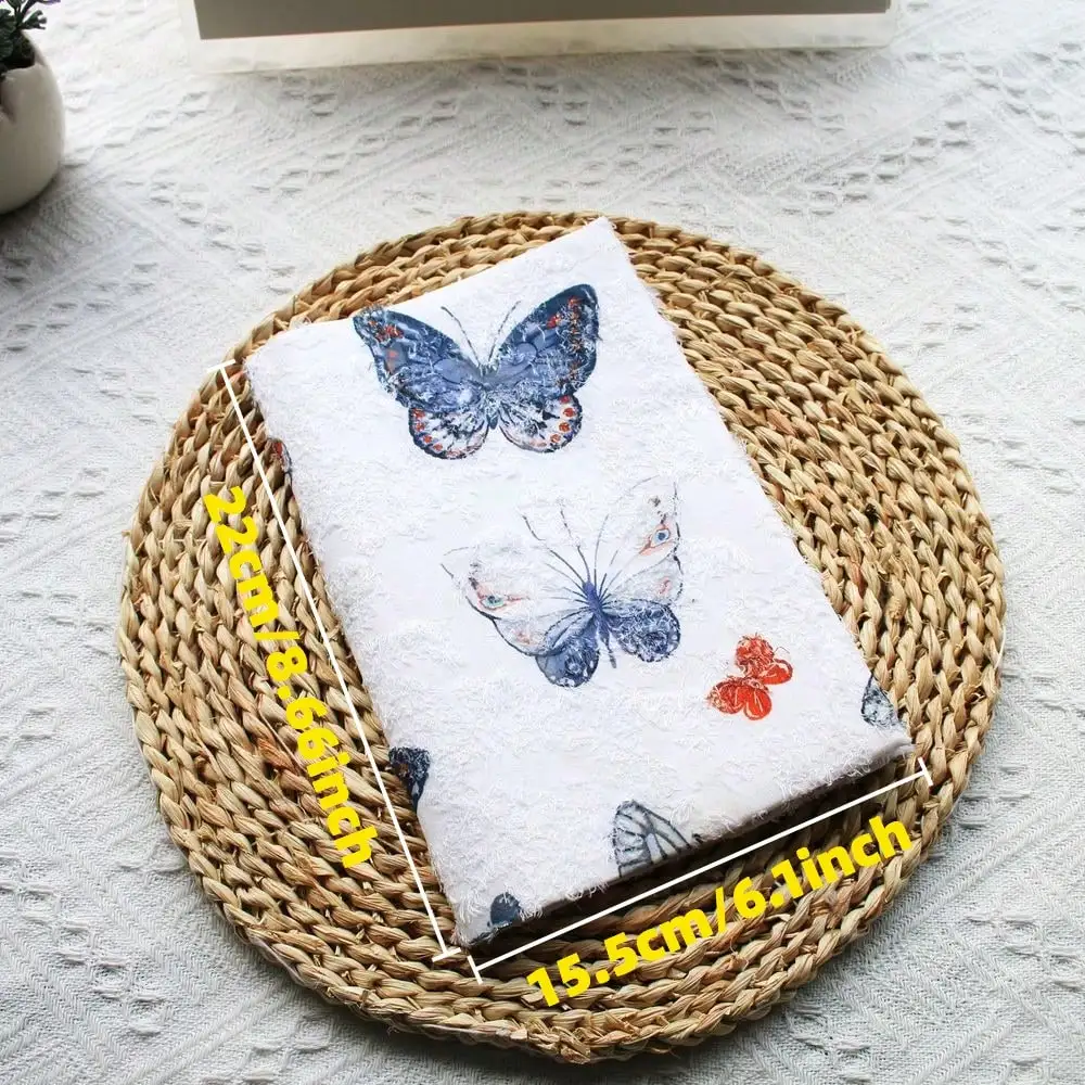 Fromthenon 1PC A5 A6 สัปดาห์เหมือนจริงผีเสื้อผ้าปกหนังสือ Planner กรณีเปลือกป้องกันอุปกรณ์เครื่องเขียนสํานักงาน