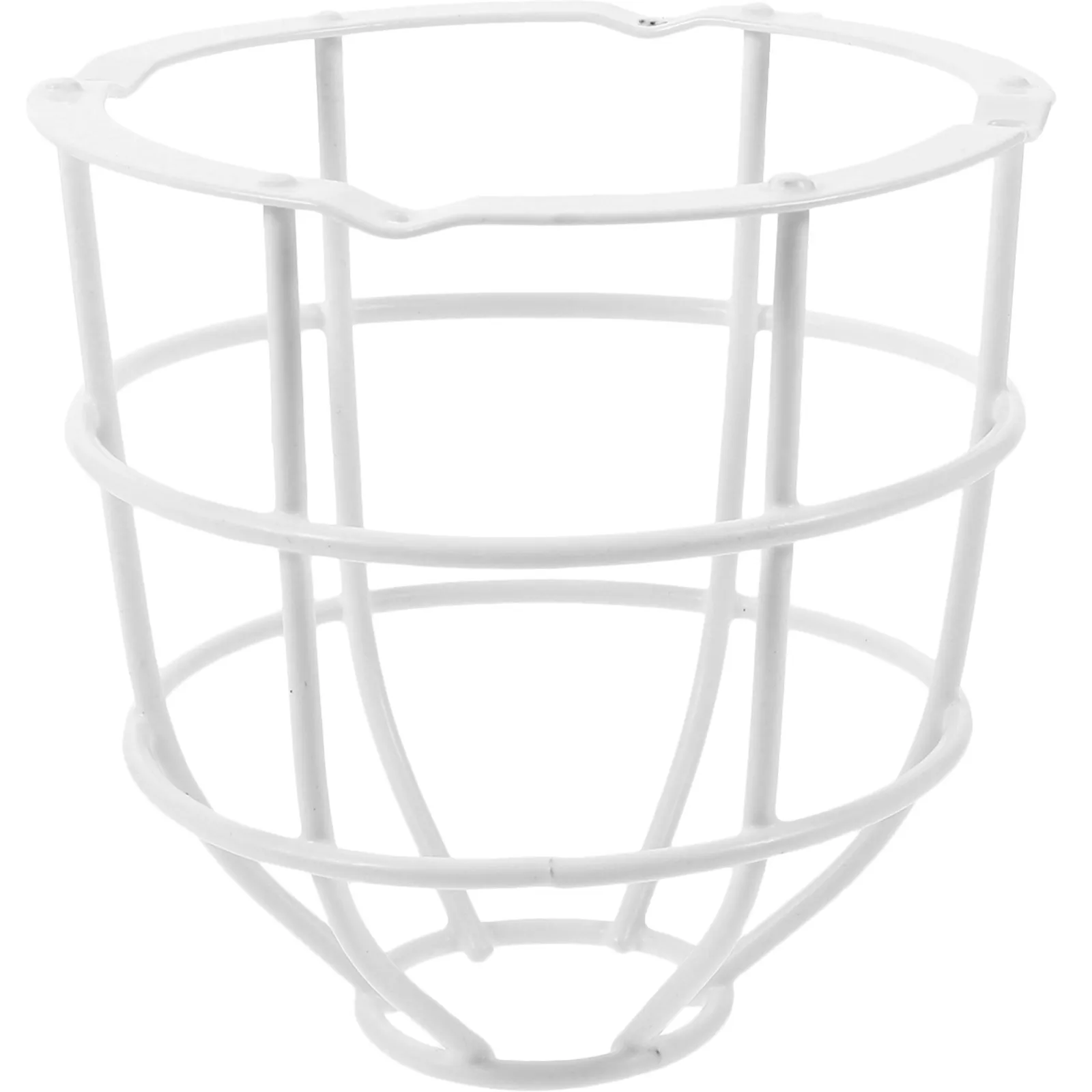 Signal Lamp Shade Explosion Proof Stainless Steel Frame Safety Lamp Guard Cover Wire Cage Lampshade Frame for Workshop Home