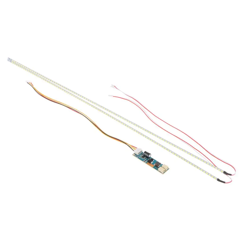 LED Modulator Tube Backlight Strip 535mm Long for 15-24 Inch LCD Display Retrofit Kit with Connector Cable