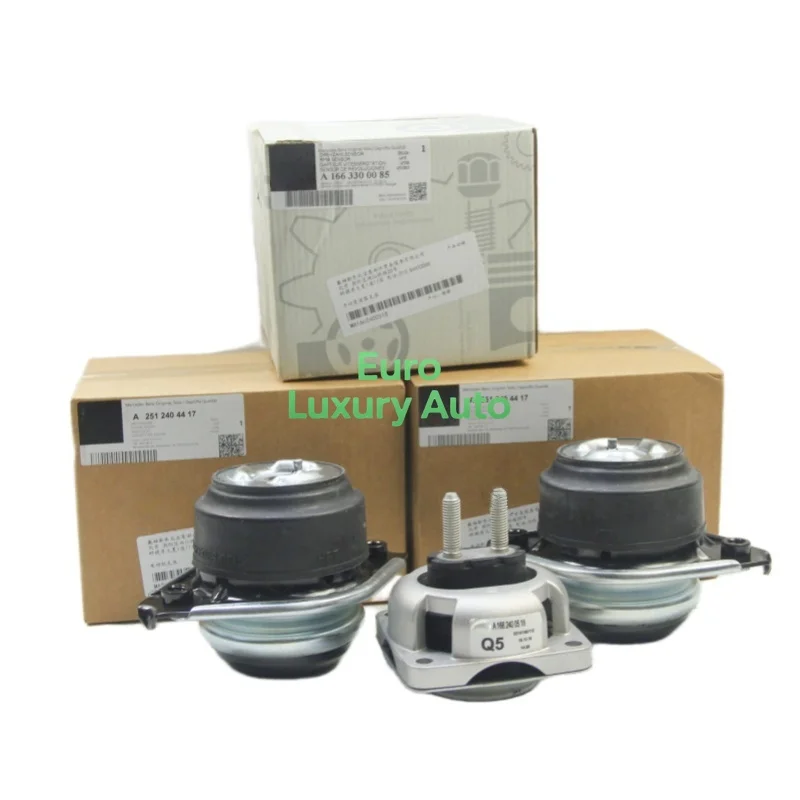 OEM A2512404417 A1663300085 Engine Transmission/Gearbox Mounts Set For Mercedes-Benz W164 W251 ML320 ML350 2512404417 1663300085