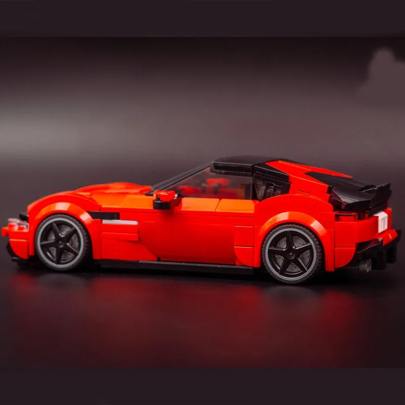 391 pezzi Nuovo MOC ​ ​ Champions City Highway 12 Cilindri Supercar Blocchi educativi modulari per bambini Regalo giocattolo