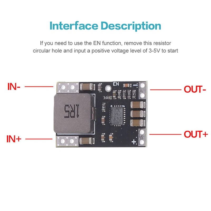 High Power DC-DC Boost Conversion Module 3-4.2V to 5V 7V 8V 11V for Lithium Battery Power Electronics