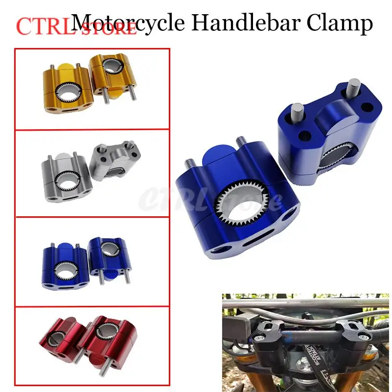 Заготовка руля с ЧПУ, толстые стойки, адаптер для крепления зажима от 22 мм до 28 мм для пит-байка, гоночного мотоцикла, эндуро, супермото