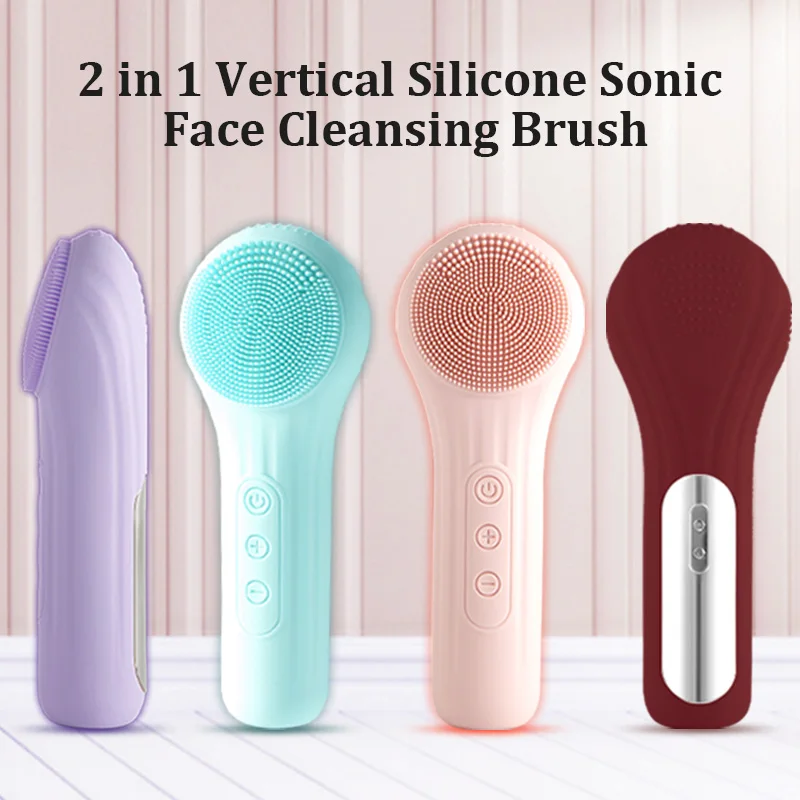 Brosse de nettoyage du visage sonique étanche pour hommes et femmes, brosse de nettoyage électrique exfoliante Rechargeable pour épurateur de visage