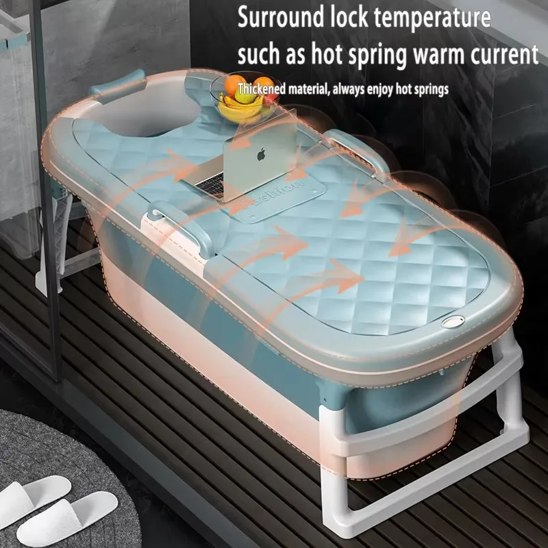 Luxury Large Home Freestanding Adult Pp Foldable Bathtub Portable