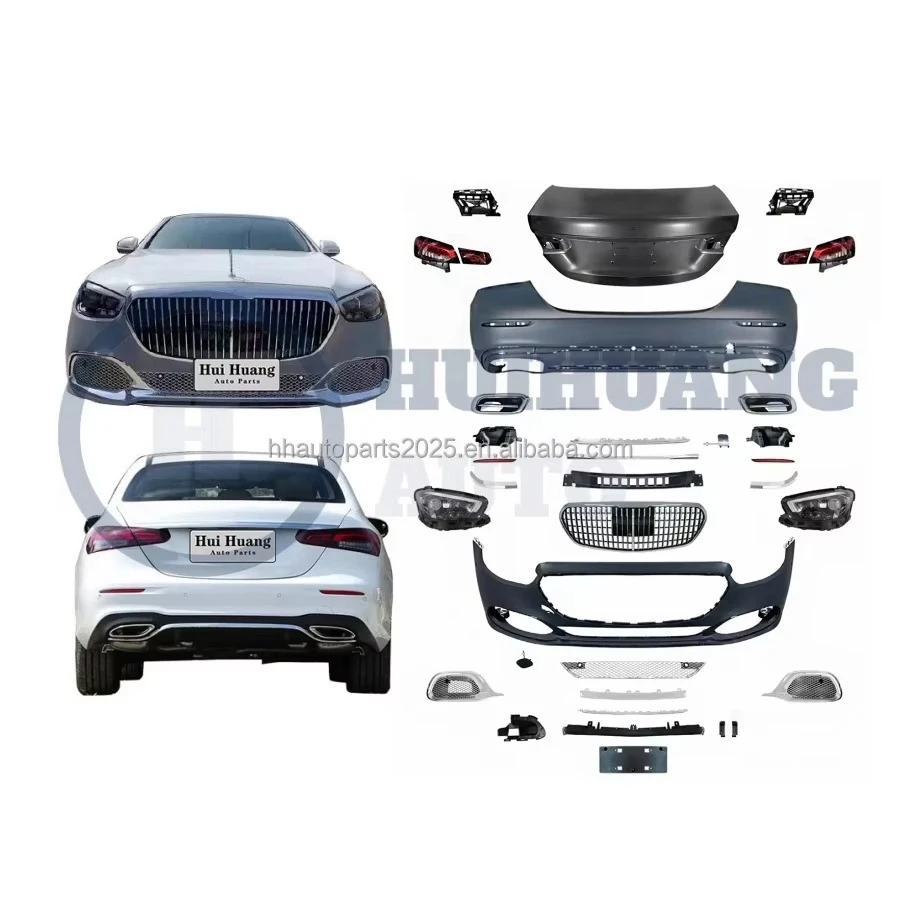 

New Design Complete Set Bumpers Body Kit for E Class W213 2016-2020 Facelift to W223 Model