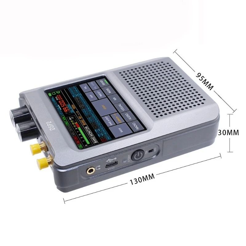

Malahit-DSP2/DSP1 SDR Receiver 10kHz-380MHz 404MHz-2GHz Full Coverage 5000mAh Battery Firmware v2.40 DSP2 Optimized