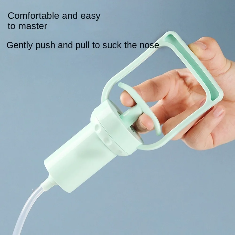 

Silicone Head Newborn Nose Cleaner Pull Type Snot Vacuum Suction Children Nasal Aspirator Reusable Anti Backflow Nasal Wash