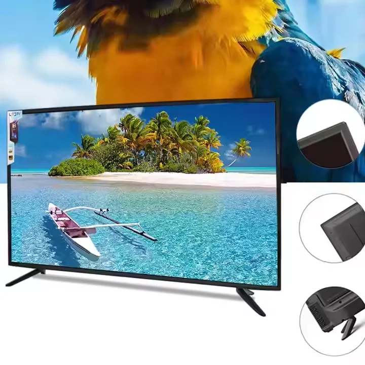 تلفزيون ذكي LED عالي الوضوح مقاس 85 بوصة للمبيعات المباشرة مع LAN متعدد الواجهات، بلوتوث 4K مخصص لغرف النوم المنزلية