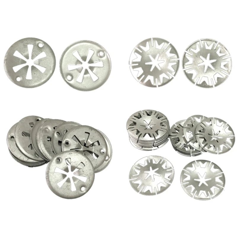 Heat Shield Clips, Exhaust Heat Shield Clips, Metal Locking Star Washers Underbody Heat Shield Fasteners 30mm