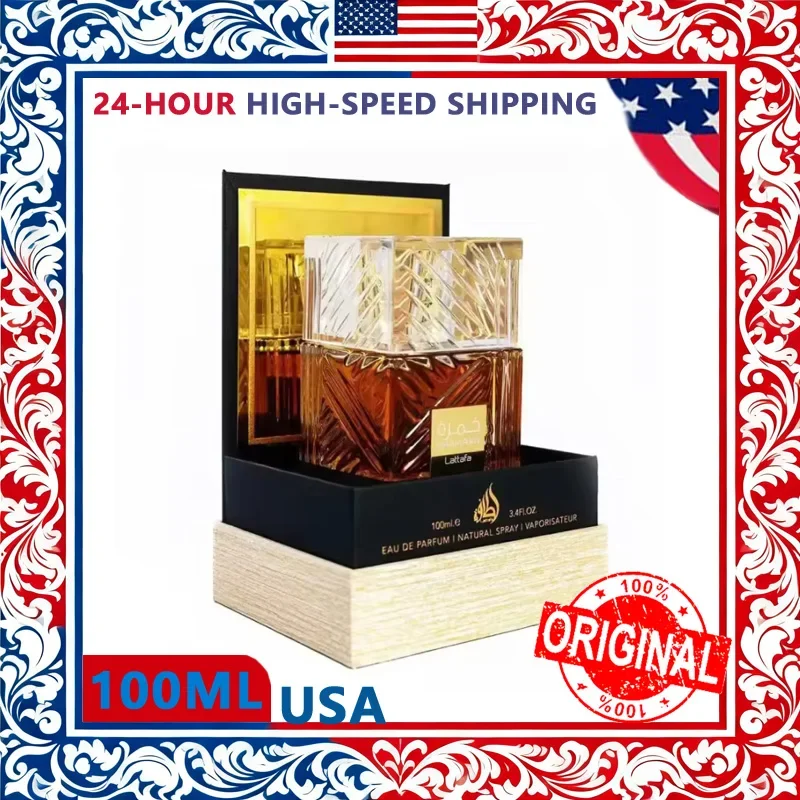 

Парфюм Lattafa Original Arab Perfume Khamrah Qahwa Dukhan, 100 мл, женский аромат-спрей, одеколон для мужчин, 100 мл, подарок на день рождения, косметика