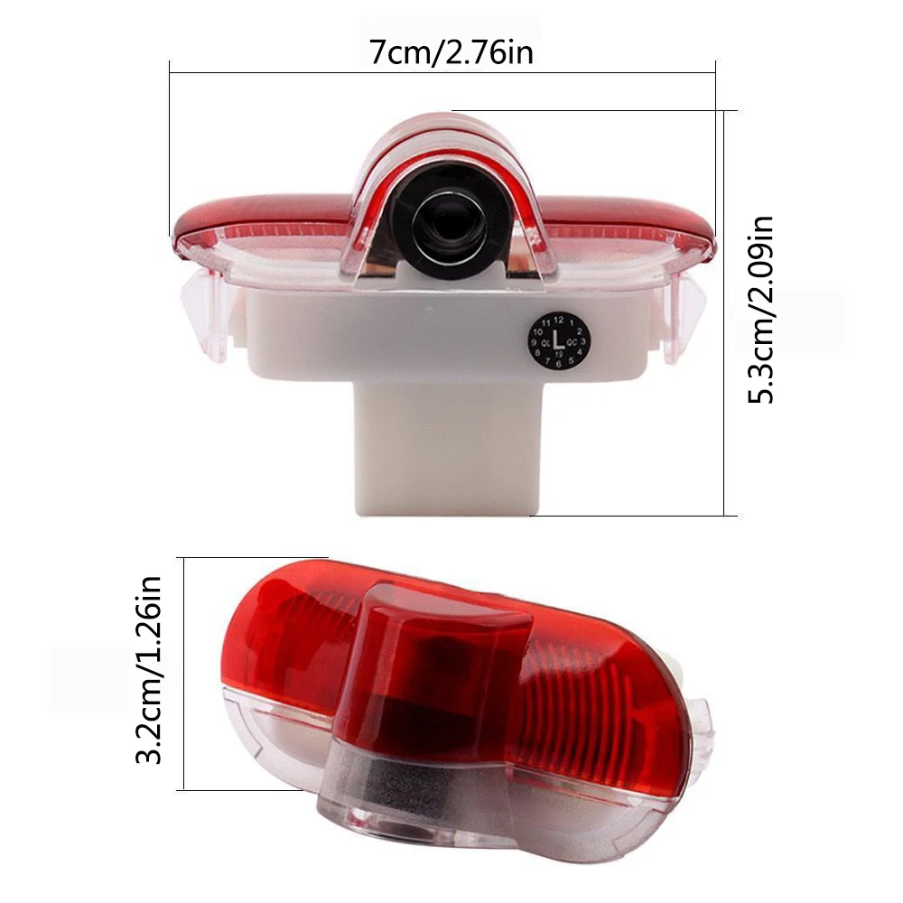 2pcs Car Door Welcome Lamp Ghost Shadow Atmosphere Light Projector Lamp For Ford Mondeo MK4 BA7 2007-2015 Galaxy MA6 2 S-MAX MK1 view 6