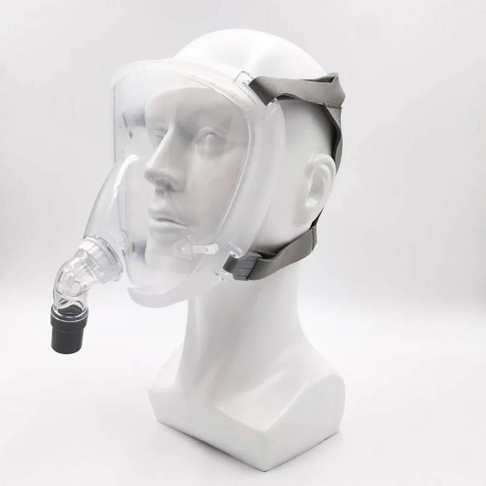 Full Face CPAP Mask ForAnti Snore Sleep Apnea Universal Respirator Ventilator Mask With Straps