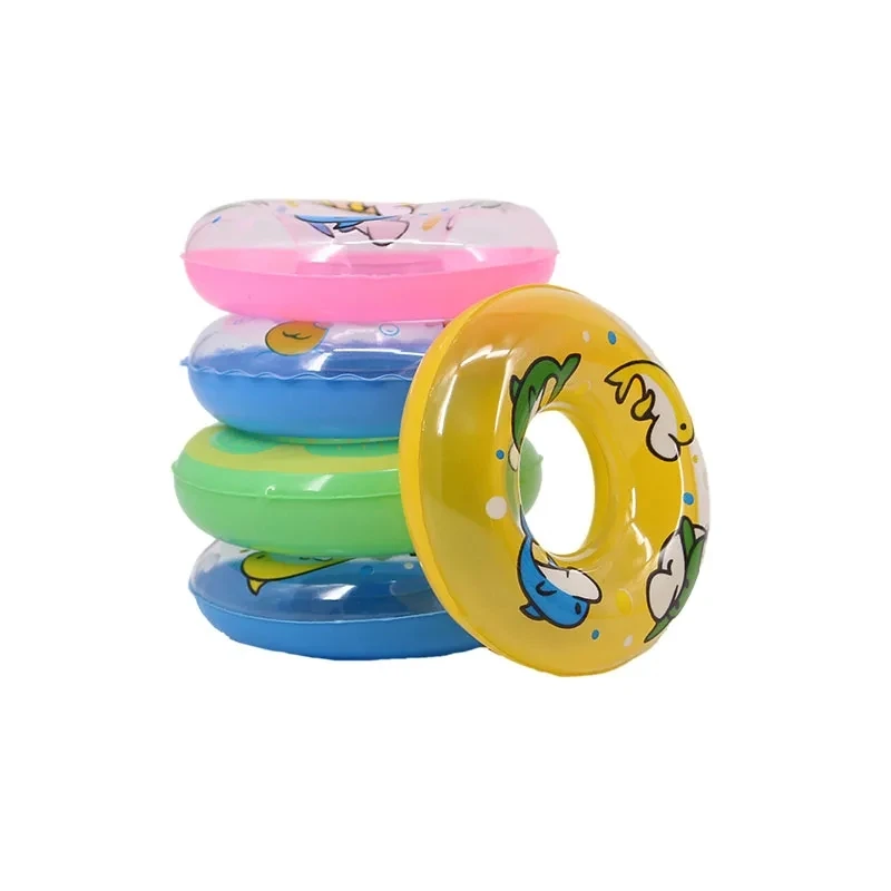 20Pcs Mini Swimming Buoy Ring Toys Mix Styles Summer Bathing Float Lifebelt Dollhouse Accessories for Doll Kids Gift Furniture