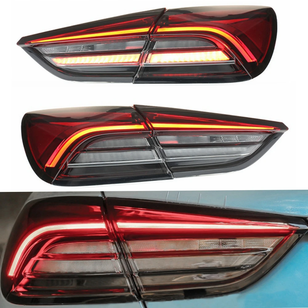 ROLFES Car Tail Lamp For President Maserati Quattroporte 2013-2017 Taillight LED Dynamic Turn Signal Brake Light Refit Assembly