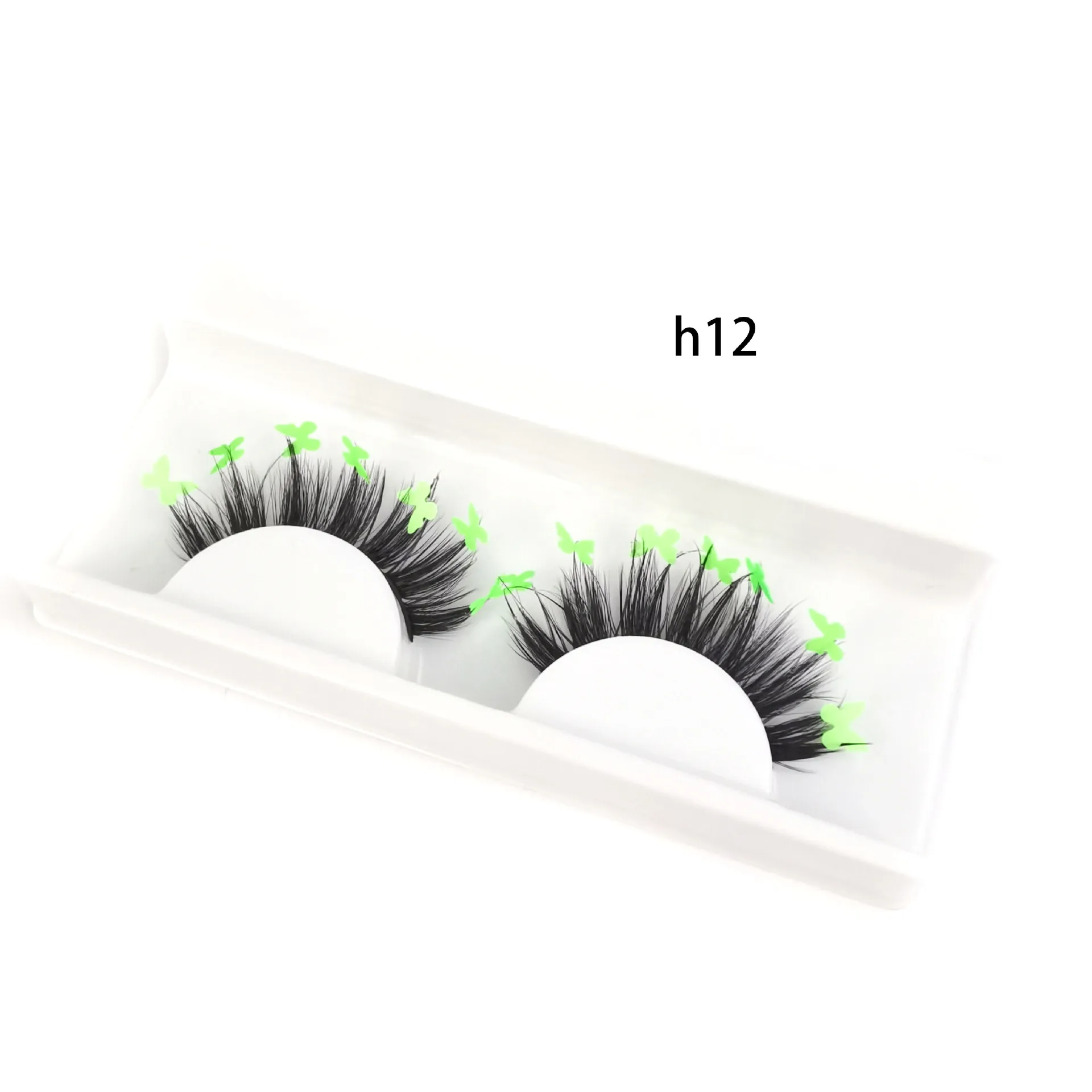 Faux Mink Lashes with Butterflys on Them Full Strip Makeup Charming False Eyelashes Butterfly Lash for Party