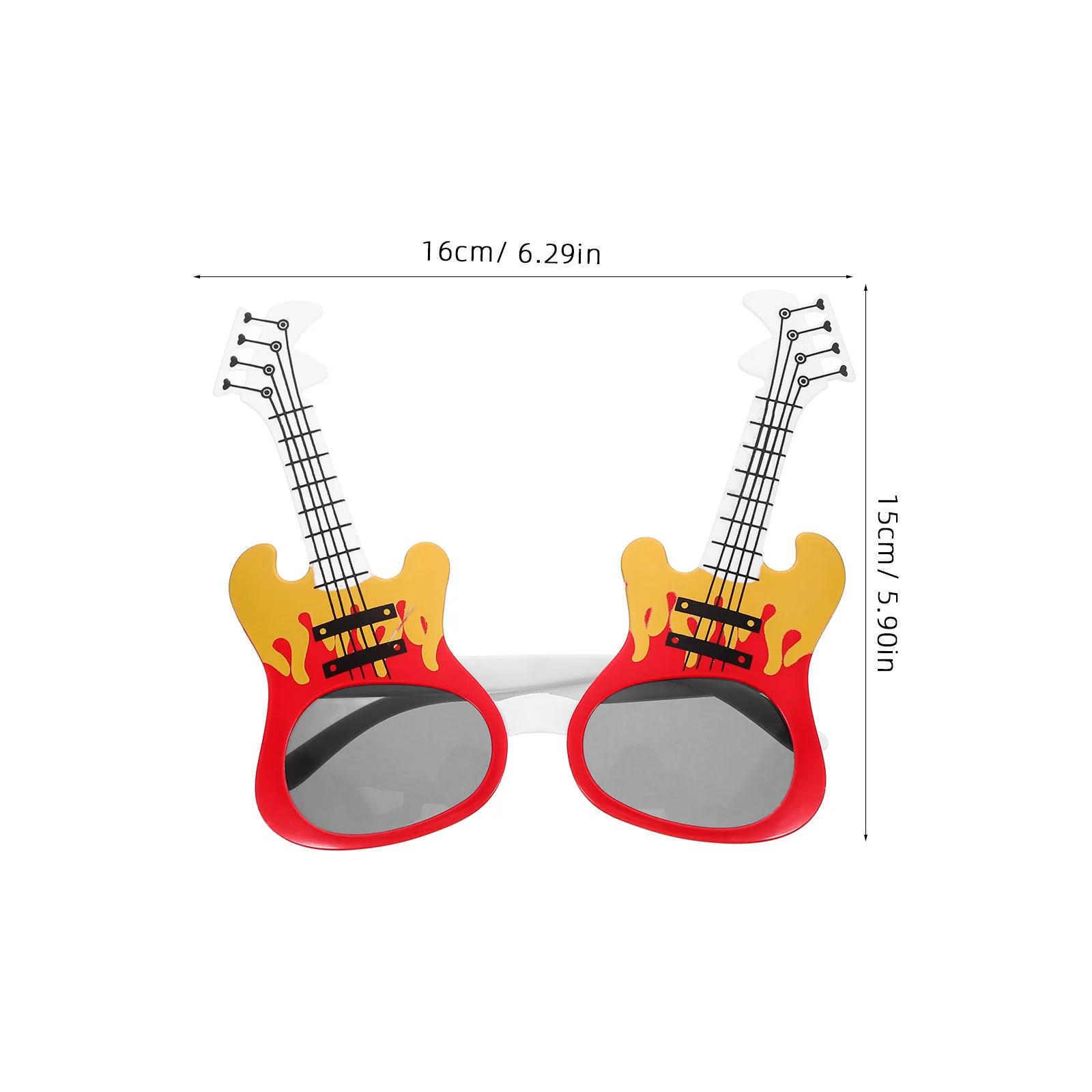 2 pezzi Festival musicale Occhiali Puntelli Occhiali da sole Occhiali da festa Accessori per costumi Photo Booth Steampunk Carnevale in maschera