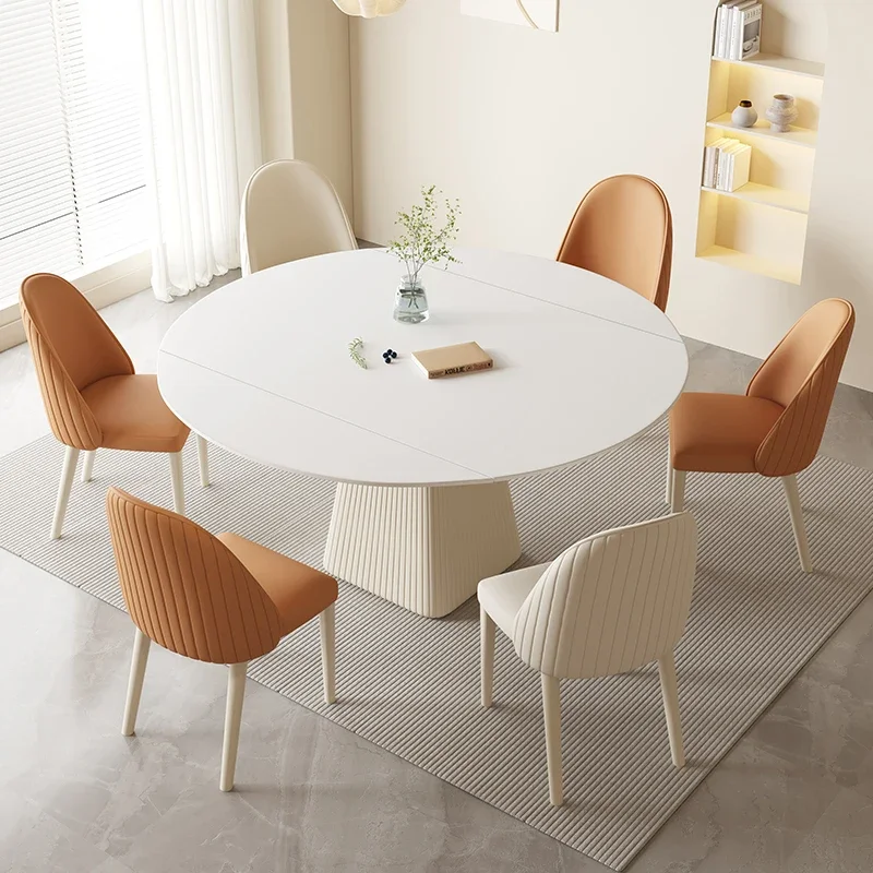 

Nordic Adjustable Dining Table Set Design Living Room Kitchen Table Center Modern Home Sillas Para Comedor Luxury Furniture