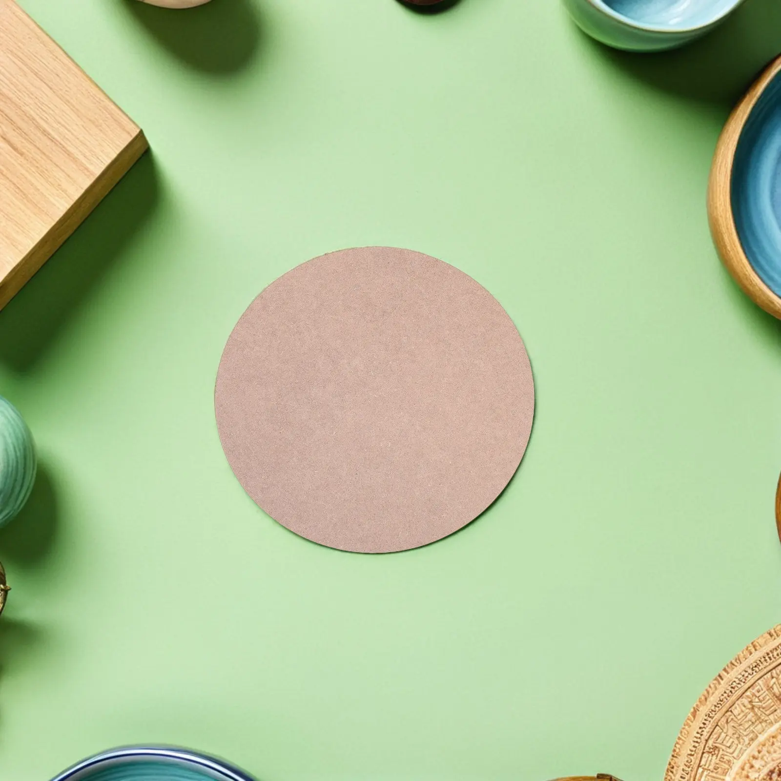 8Pcs Ceramic Pottery Bats - 4.7 Inch Balanced for Clay Drying Efficiency Studio Organization Pottery Wheel Bat