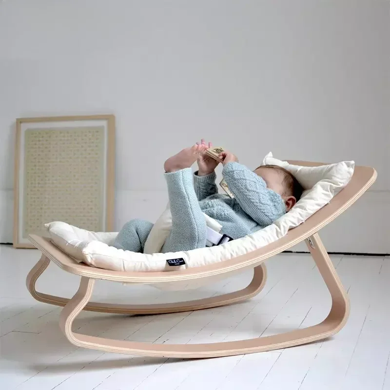 Montessori Baby Türsteher Kinderzimmer Holz Sofa Schaukel Schaukel Wiege Bett Baby Rocker Baby Türsteher Stuhl