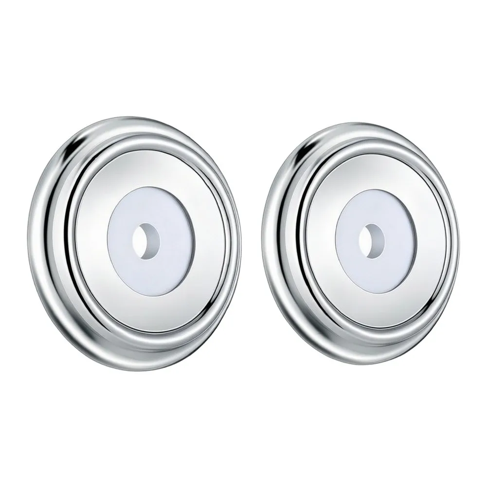 304 Stainless Steel Bathtub Shower Head Cap Ring with Foam Seal Designed for Standard Spout Dimensions and Damp Resistance
