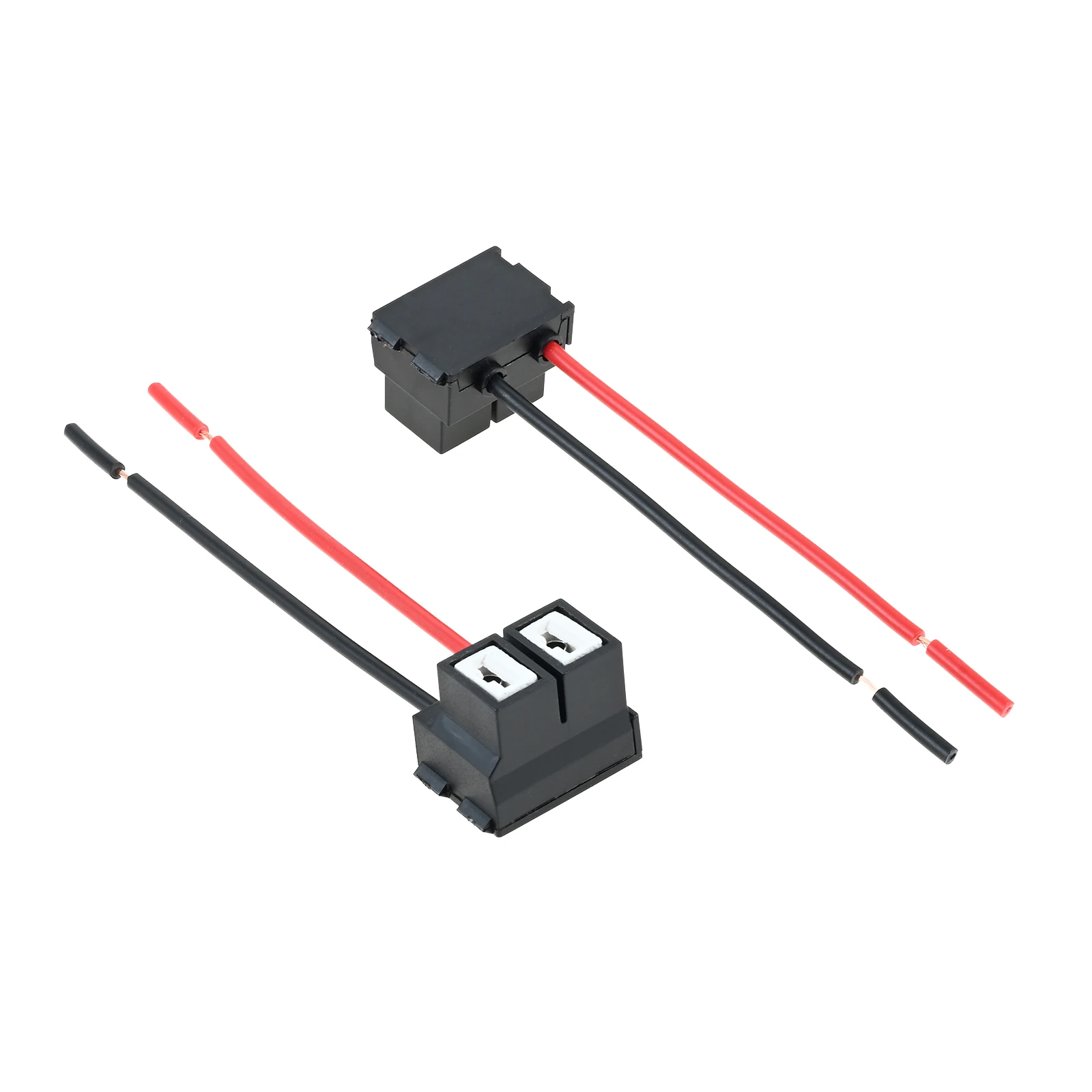

1 Pair Car H7 Headlight Socket Ceramic Base Bulb Socket Adapter Plug-and-Play Base Car Wire Connector Cable Plug For Fog Light