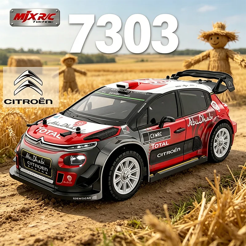

MJX HYPER 1/7 Brushless 7303 Remote Control Racing Car C3 Simulation Citroen High-Speed Drift Car Off-Road Vehicle Toy RC Car