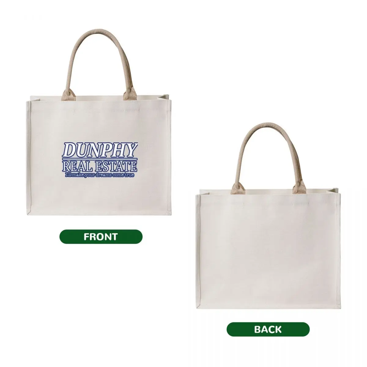 DUNPHY REAL ESTATE FUNNY Tote Bag حقائب نسائية 2025 حقائب كبيرة للنساء حقيبة ملابس امرأة