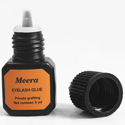 Imagen 2 del producto Pegamento para pestañas de 5ml, pegamento de secado rápido para extensión de pestañas, resistente al agua, pestañas postizas individuales de larga duración, suministros de injerto