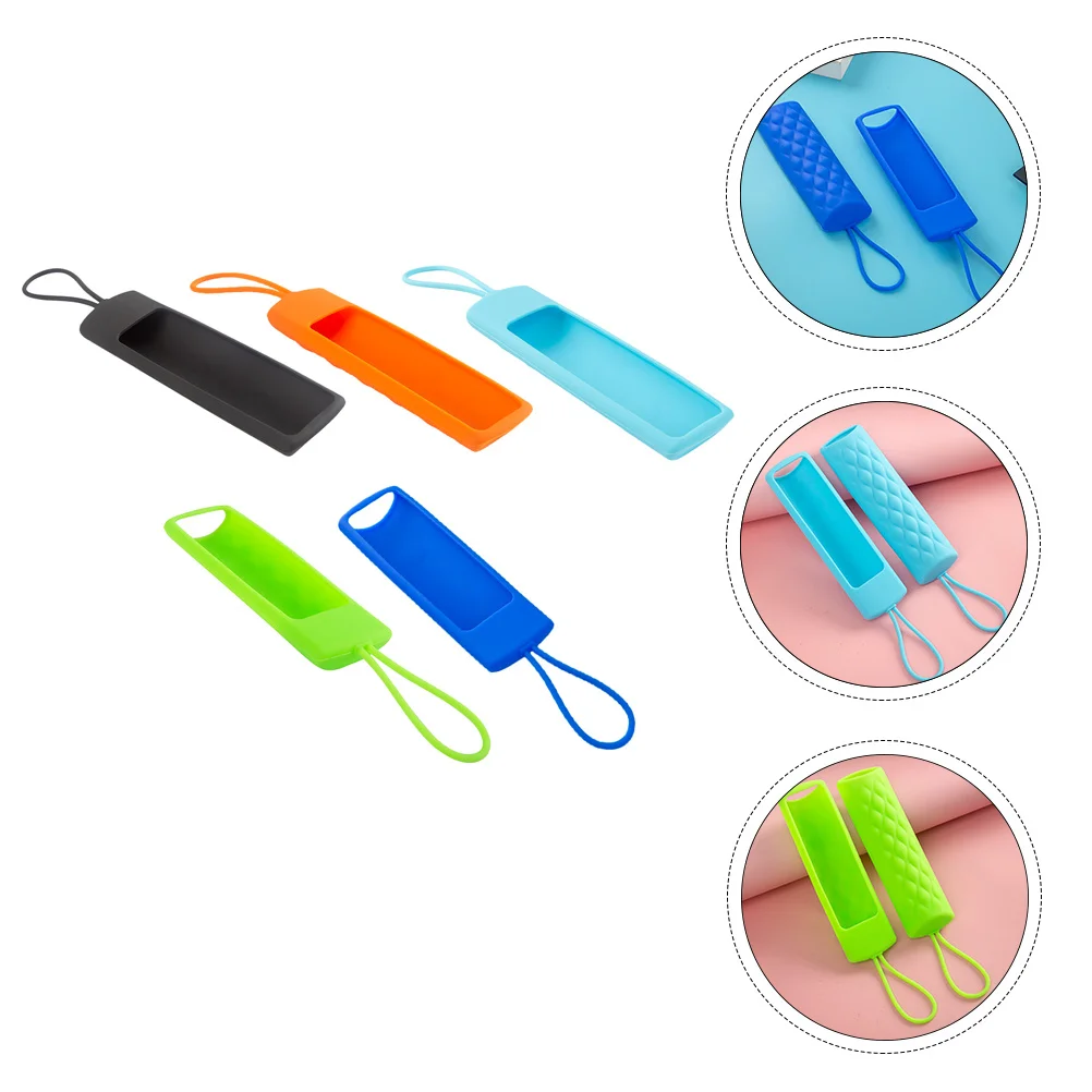 

5Pcs Controller Case for Fire Stick 2020 Durable Skin Friendly Easy Detach All Around Protection Silicone Protection