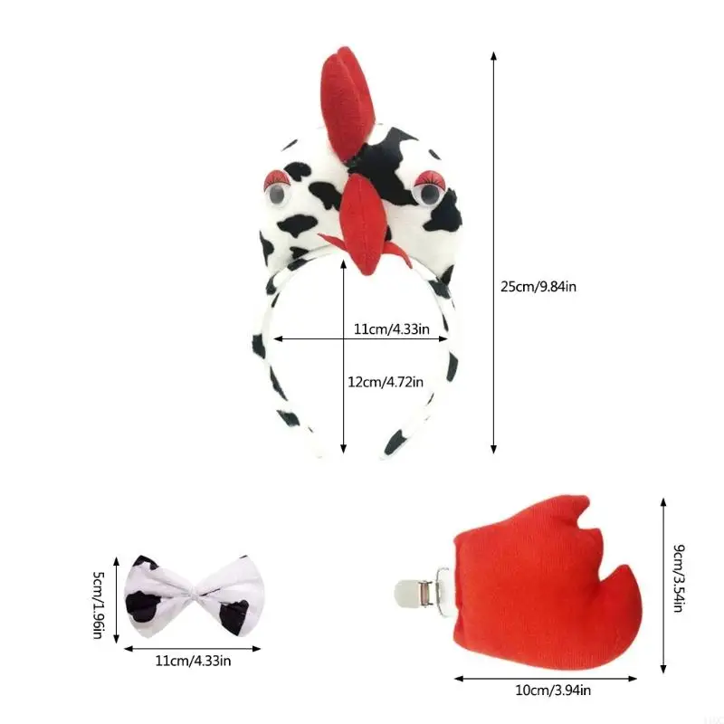 2025 Người Lớn Mới Trẻ Thổ Nhĩ Kỳ Đầu Bowtie Thổ Nhĩ Kỳ Đuôi Lễ Tạ Ơn Thổ Nhĩ Kỳ Phụ Kiện Trang Phục Cosplay Halloween Trang