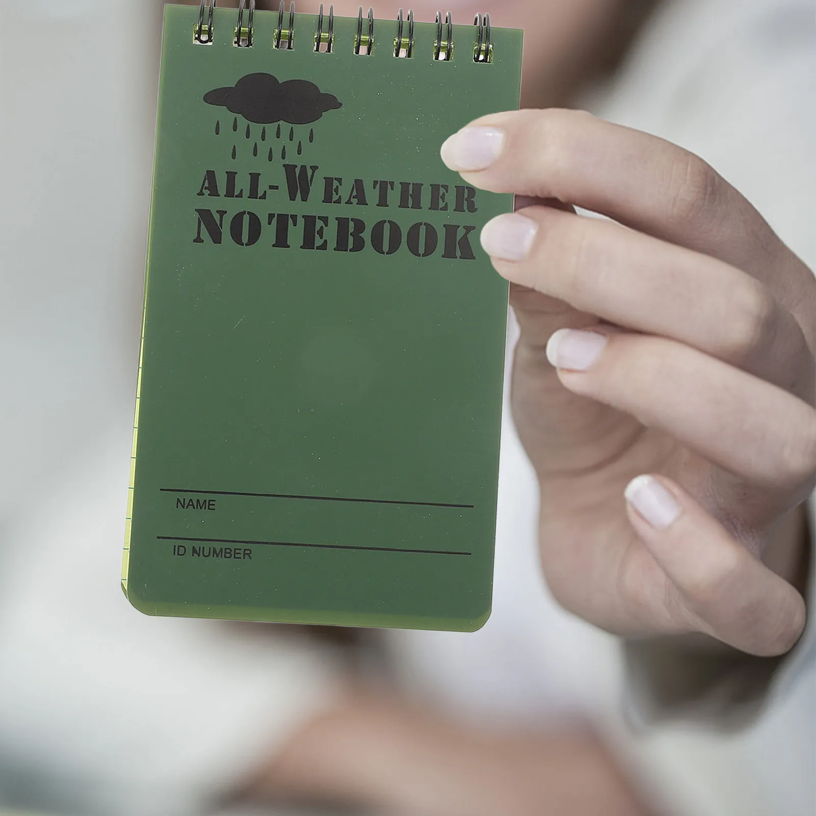 

Спиральный блокнот, водонепроницаемый, маленький, на пружине, портативный, для школы и офиса, эстетичный ежедневник для записей