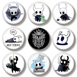 44MM Hollow Knight Pin Soft Button Pin Jewelry Creative Badge Cartoon Brooch Lapel Pin Bag Backpack Hat Decoration