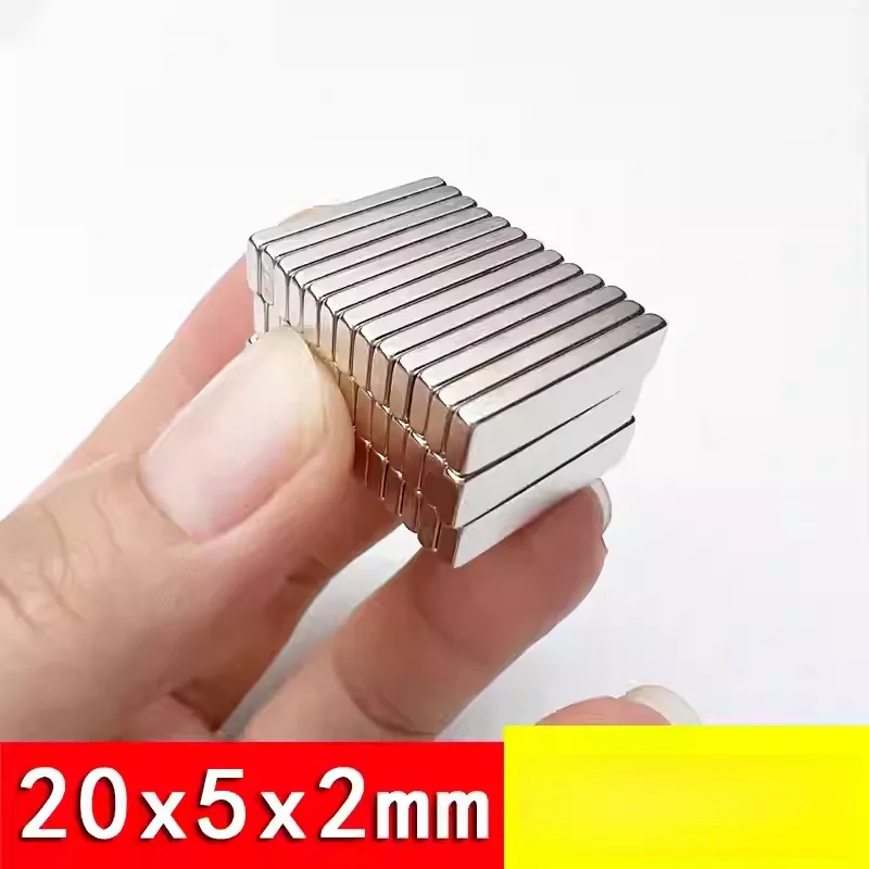 20x5x2mm Square magnets 20mmx5mmx2mm perfect for fridges, organizing office documents, and DIY projects 20x5x2mm
