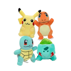 Charmander Squirtle Bulbasaur Plush Toy Anime Figure Model Kids Birthday Gift Anime Stuffed Gift for Kids Children