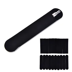 10 Pcs Black Voltage Flocked Velvet Pencil Pouch Pen Case Pen Packing Bag