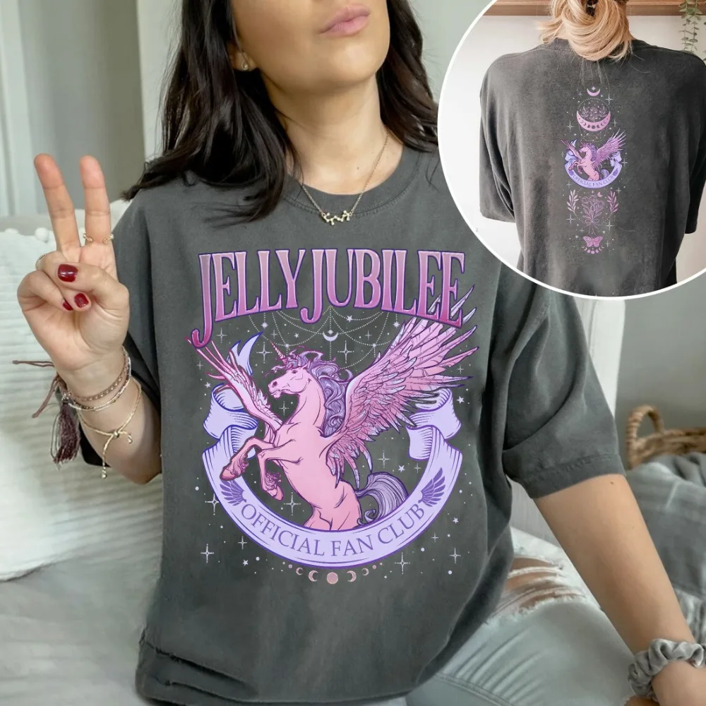 Velaris Jelly Jubilee Manon Blackbeak Bat Boys T-shirt 100% Cotton Women's Double Sided Printing High Street Streetwear Summer