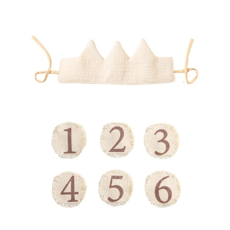 Baby First Birthday Party Hat with Numbers Birthday for Baby Girls/Boys Children Day Party Decoration Durable