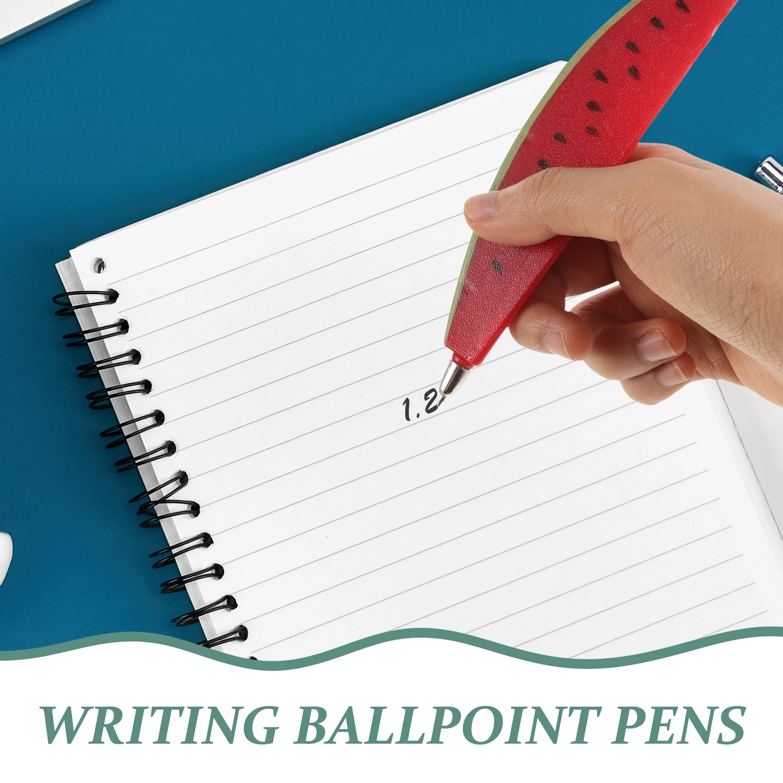 

9Pcs Fruit Design Ballpoint Pens Lifelike Vegetable Shape Smooth Writing School Office Supplies Party Gifts