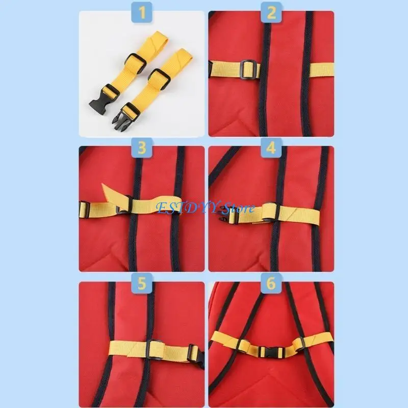G6DE Outdoor Backpacks Shoulder Belt Fixed Belt Adjust Backpacks Chest Belt Adjust Shoulder Belt Enduring