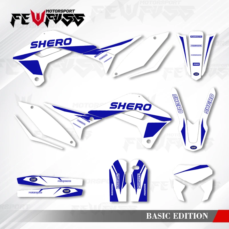 

Fewfuss Graphics Decals Stickers Motorcycle Background Custom For Sherco SE SEF SER 125 250 300 450 2017 2018 2019-2023 002