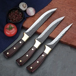 Forged Kitchen Chef Knife Set Stainless Steel Meat Fish Fruit Vegetables Slicer Butcher Boning Cleaver BBQ Knives with Cover